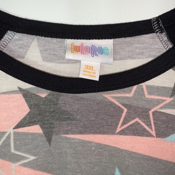 EUC LuLaRoe Randy Shirt 3XL - Picture 2 of 3